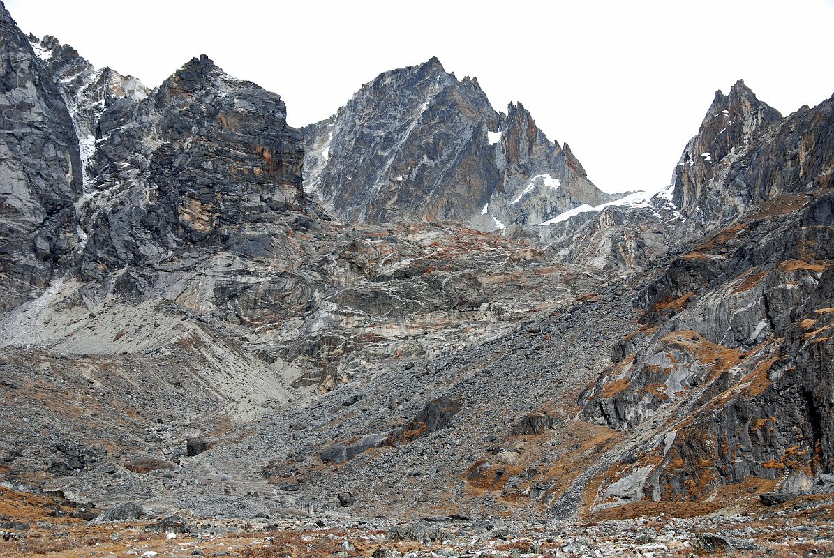 21 Steep Trail To Cho La Pass From Everest Side